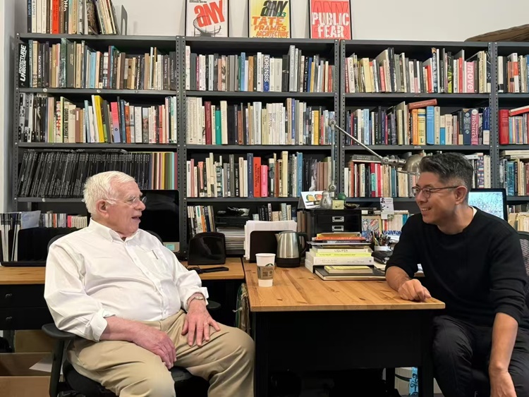 Ma Yansong with Peter Eisenman